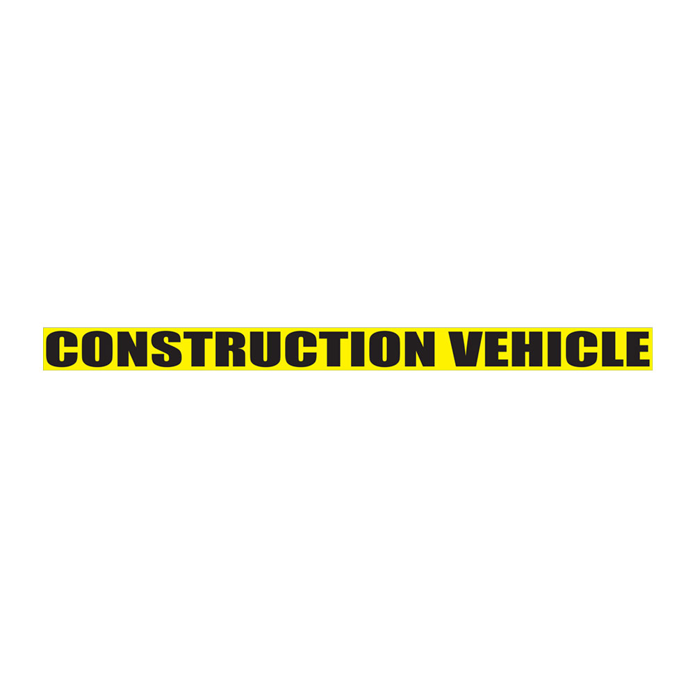 Construction Vehicle Sign