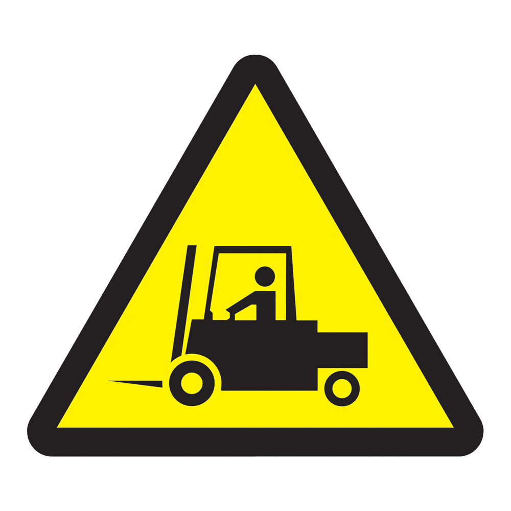 Forklift Area Sign