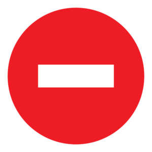 No Entry Sign