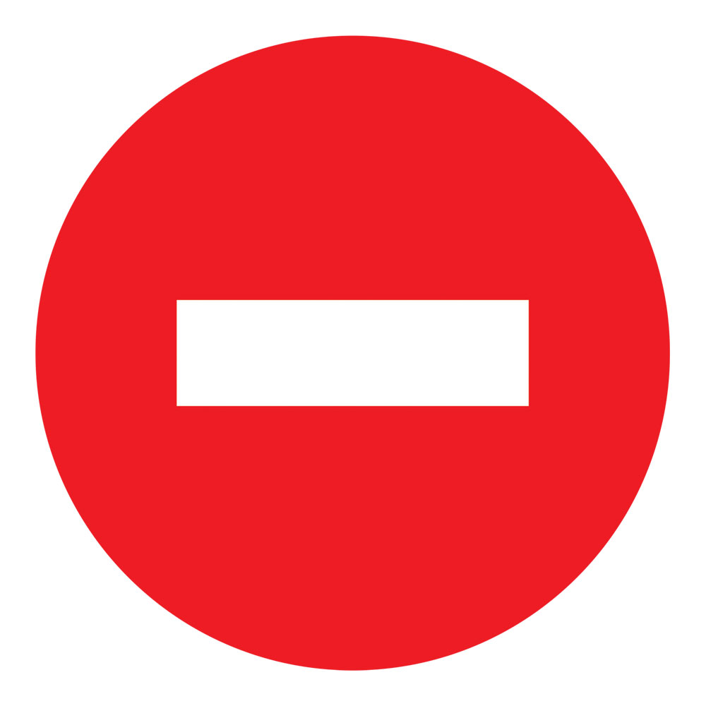No Entry Sign
