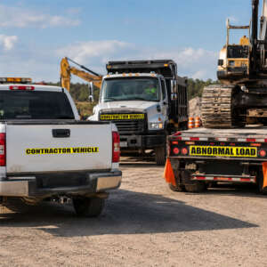 Construction Vehicle Signs