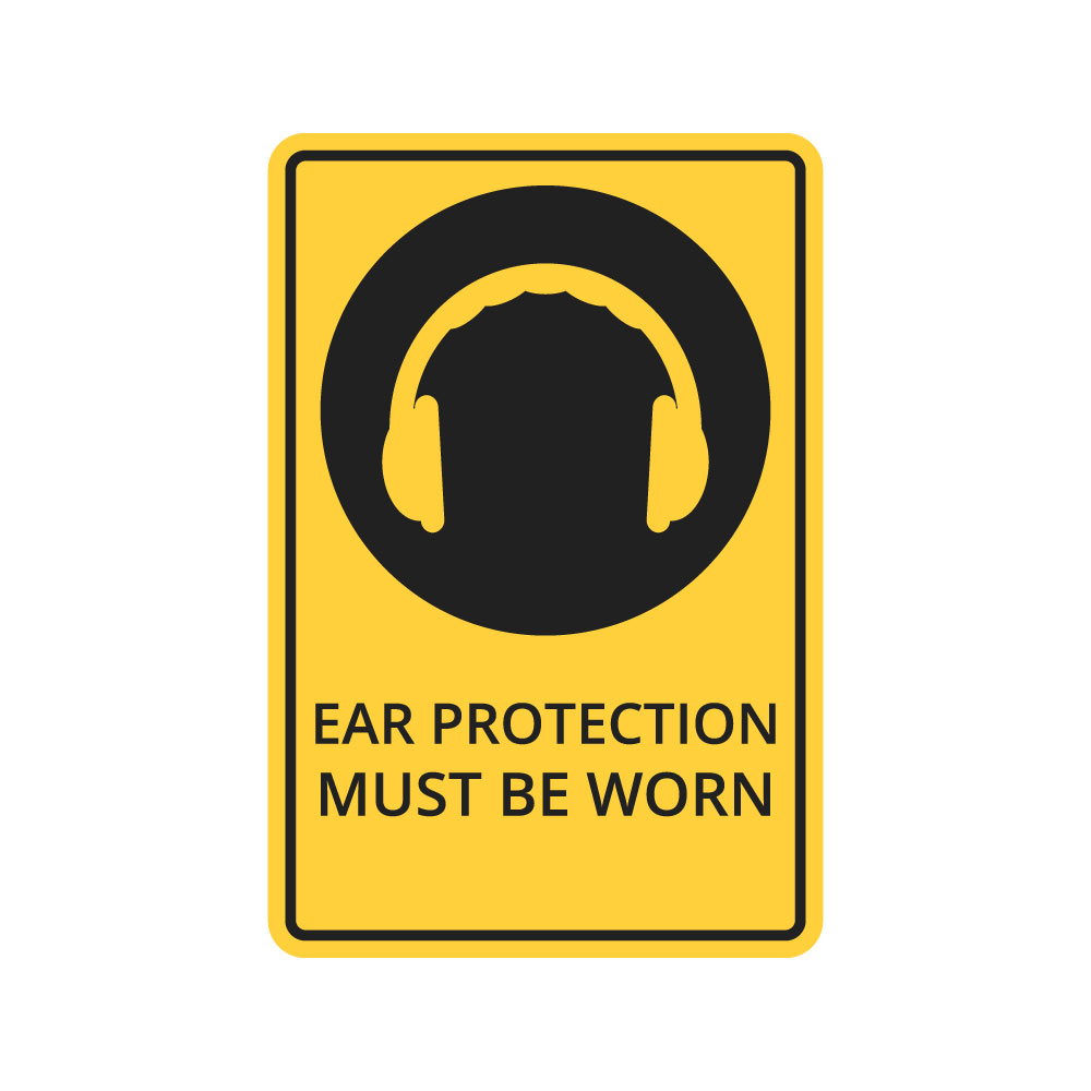 Hearing Protection Required Sign - Image 2